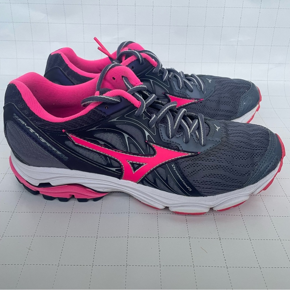Mizuno Wave Inspire 14 Running Athletic Training Shoes Women’s Size 8 Pink Gray